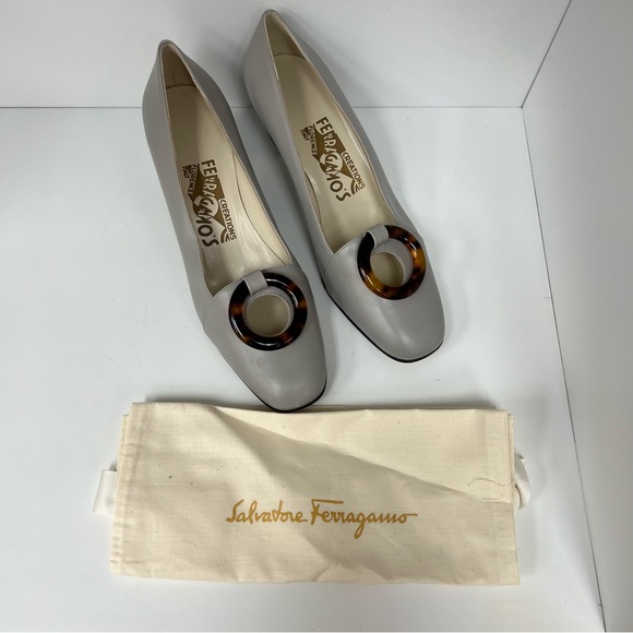 Salvatore Ferragamo Shoes - Salvatore Ferragamo Heels in Grey